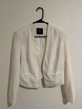 Cotton On Cream Open-Front Women’s Blazer